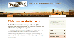 Desktop Screenshot of muttaburra.com